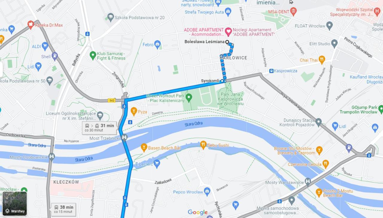 ורוצלב Adobe Apartment - Przytulny I Free Parking מראה חיצוני תמונה